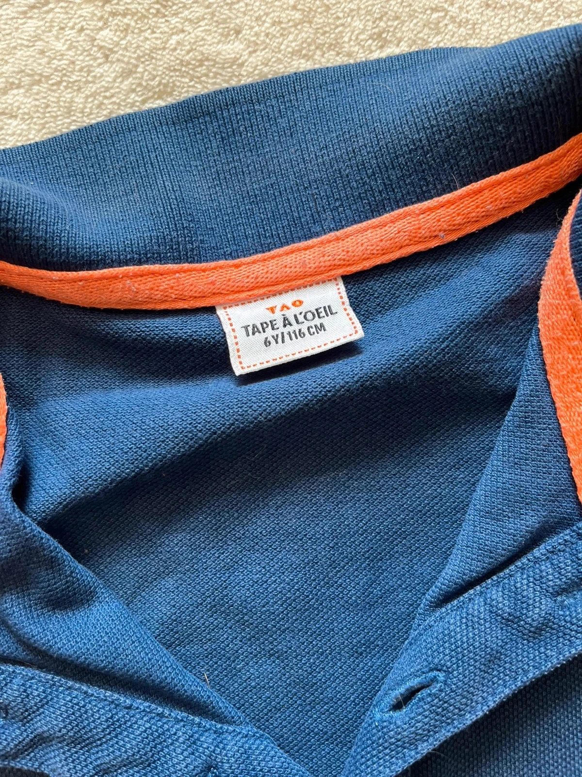Polo para niño Tape à l’œil azul marino ultra chic 😊 – photo 2